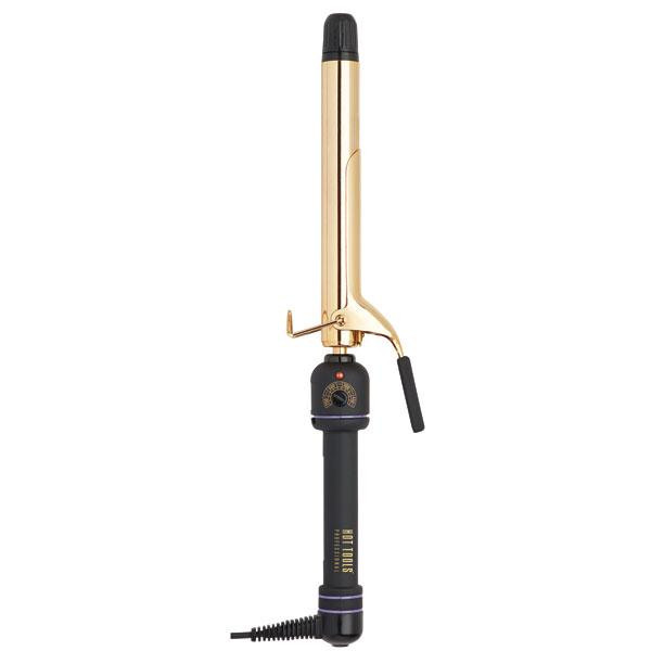 24K Extra long gold curling iron 1''