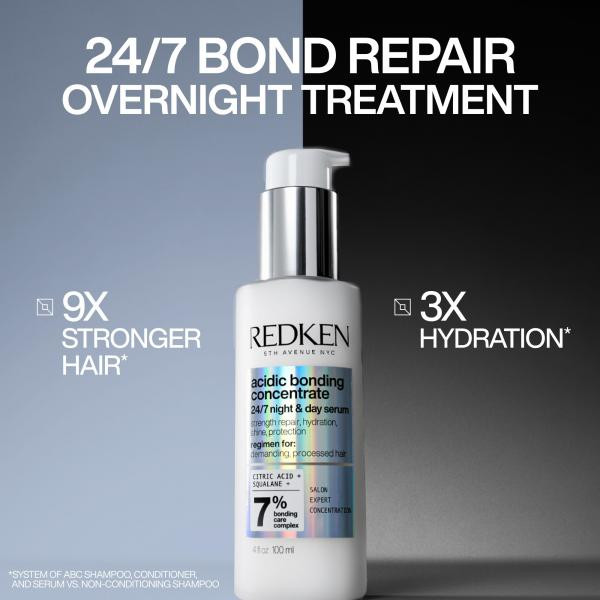Acidic Bonding Concentrate 24/7 Night & Day Serum 4oz