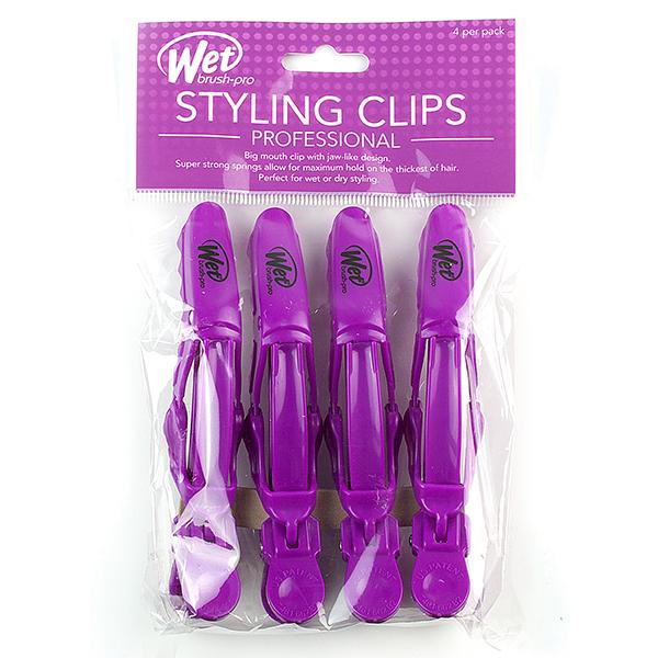 Big Mouth clips purple 4/pack