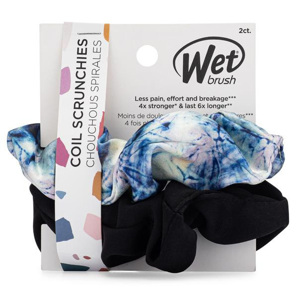 Coil Scrunchies 2CT - Blue Tie Dye