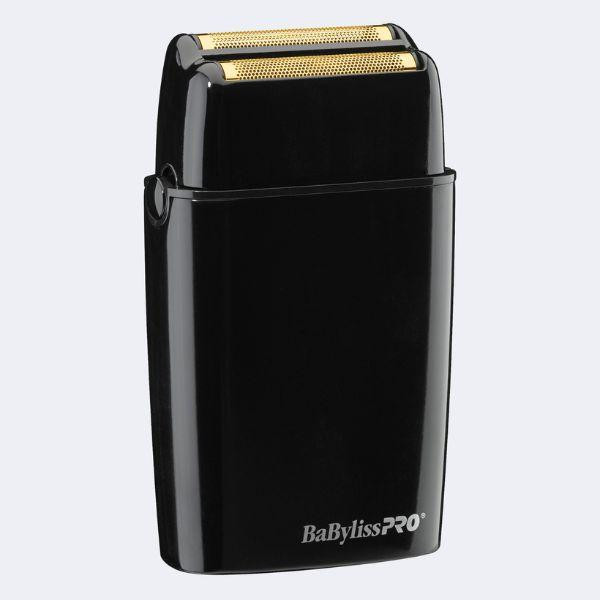 Cordless metal double foil shaver - Black