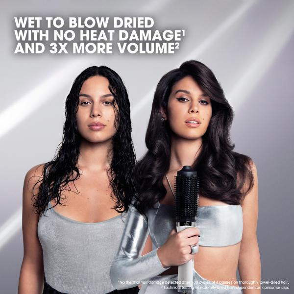 Duet Blowdry 2-In-1 Hair Dryer Brush - White