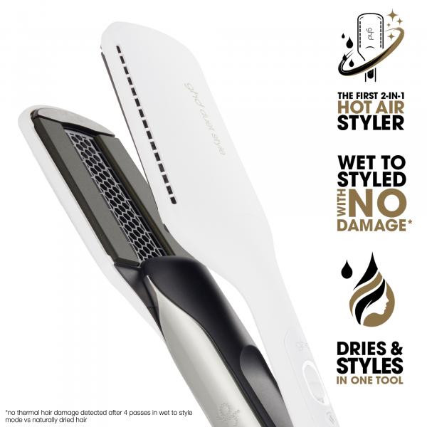 Duet Style 2-in-1 Hot Air Styler - White