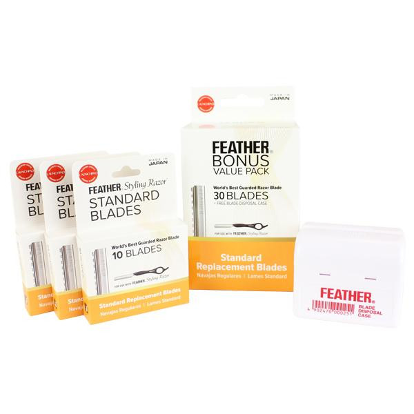 Feather Standard Blades - Bonus Value Pack 30/pk