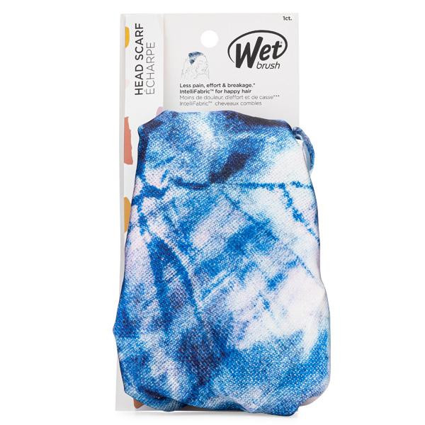 Head Scarf - Blue Tie Dye