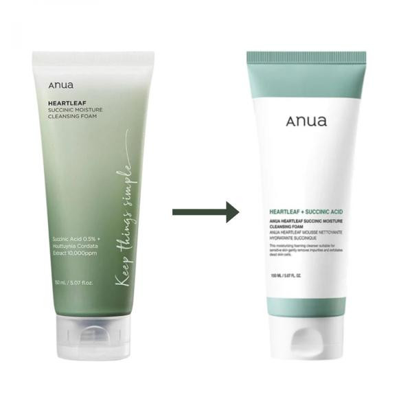 Heartleaf - Succinic Moisture Cleansing Foam 5.07oz