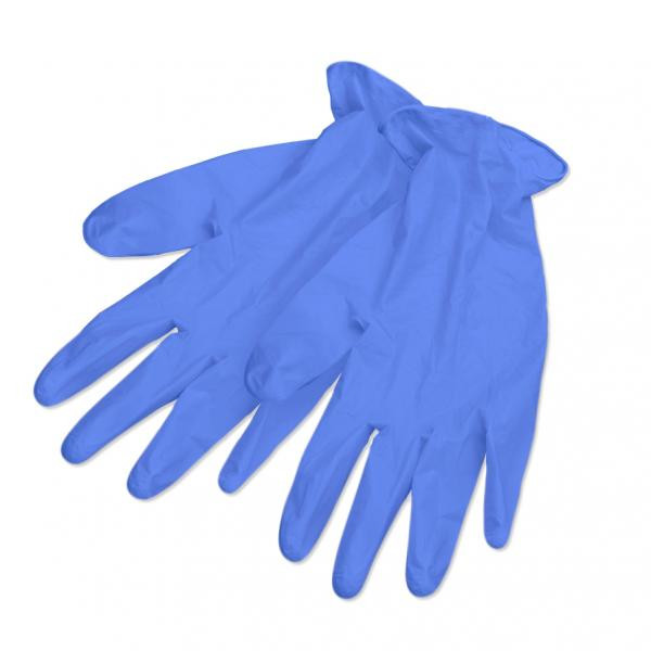 Nitrile Blue Gloves - Medium - 4/Pack