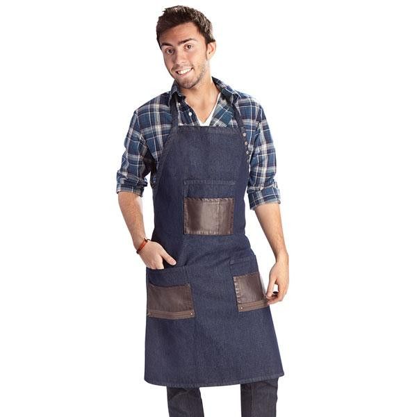 One-size denim apron