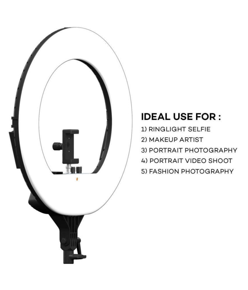 18-Inch LED Ring Light for Photography and Video, Model PLH-480L