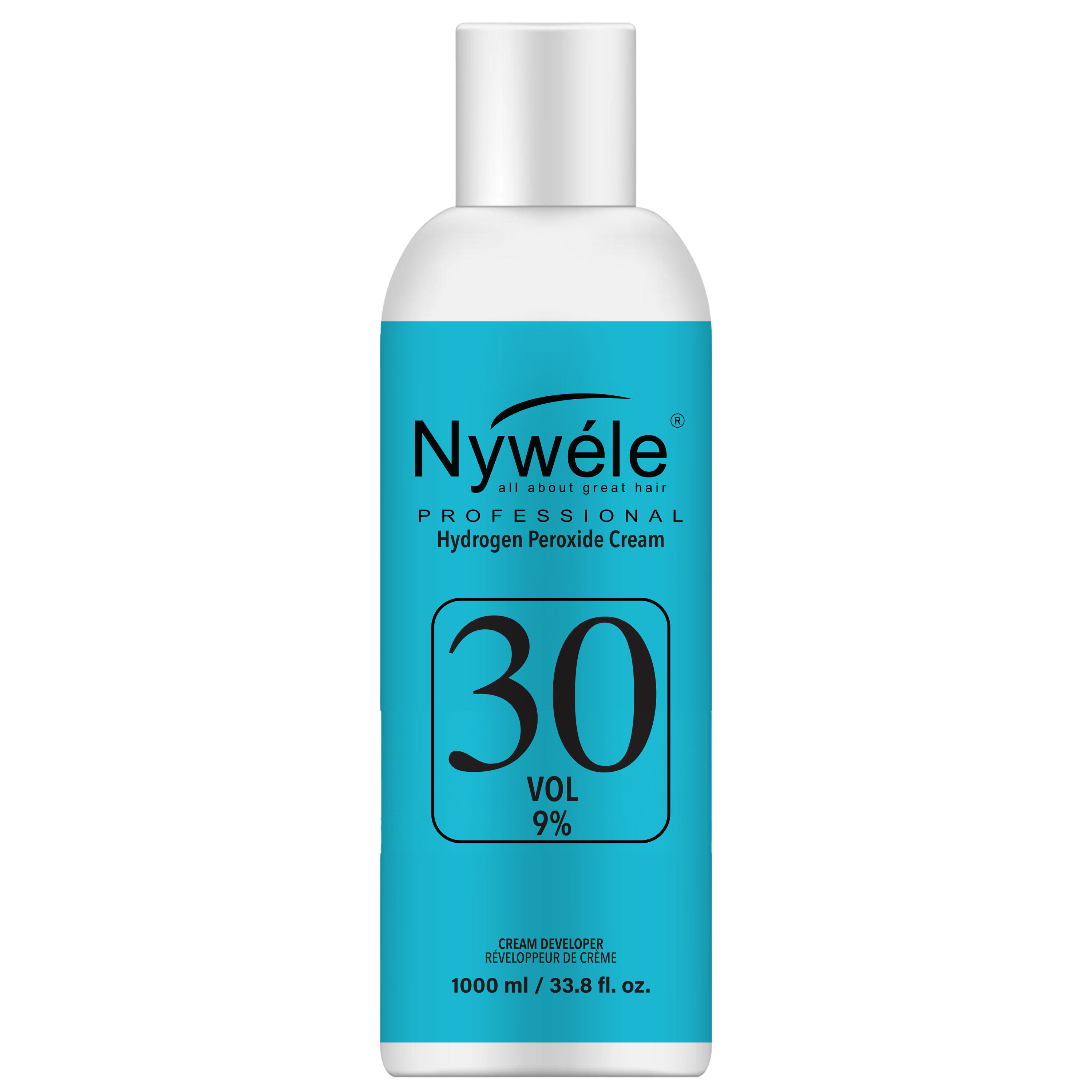 Nywele Hair Developer | Cream Peroxide Developer for Hair Coloring, Bleaching & Toning