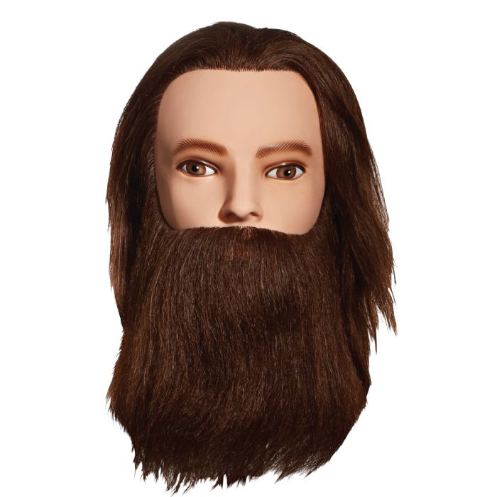 Bearded Gentleman Mannequin Head Display