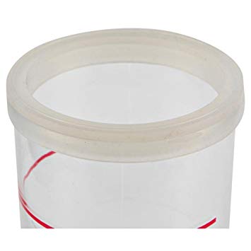 Glass Facial Steamer Jar with Rubber Seal Gasket