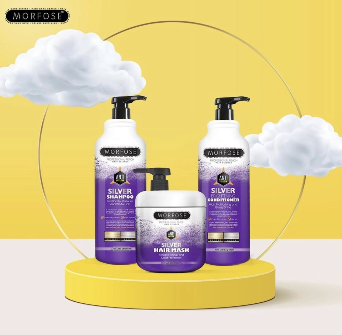 MORFOSE Platinum Shine Silver Shampoo - 1000ml