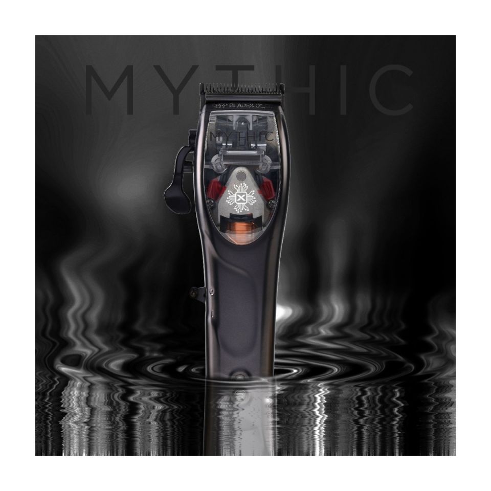 MythicSTYLE Craft Pro 9V Magnetic Motor Metal Hair Clipper with Smart Microchip Technology