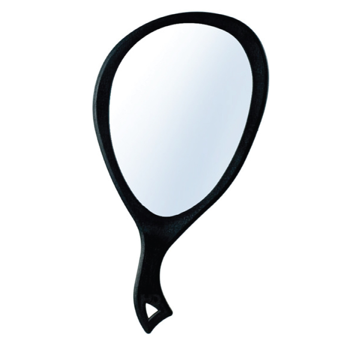 Oversized Teardrop-Shaped Reflective Wall Mirror