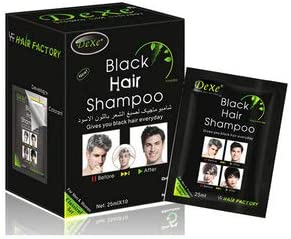 Quick Darkening Hair Dye Shampoo by Dexe
